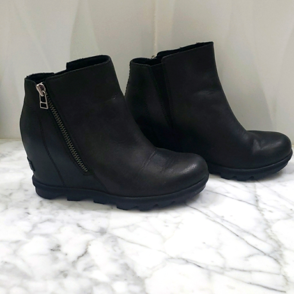 Sorel Joan of Arctic Wedge Zip Bootie